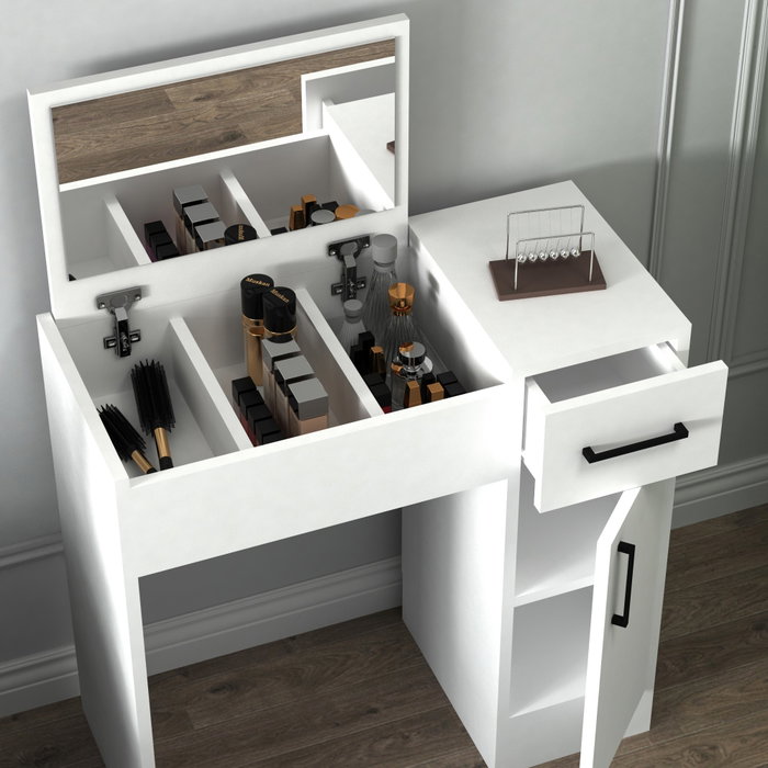 Hanah Home Mesa de Maquillaje Inci Blanco Hanah Home Mesa de Maquillaje Inci Blanco